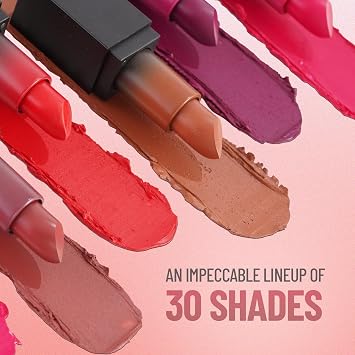 SWISS BEAUTY Hd Matte Pigmented Smudge Proof Lipstick | Creamy Matte Long Stay Lipstick | Bare Blush, 3.4g