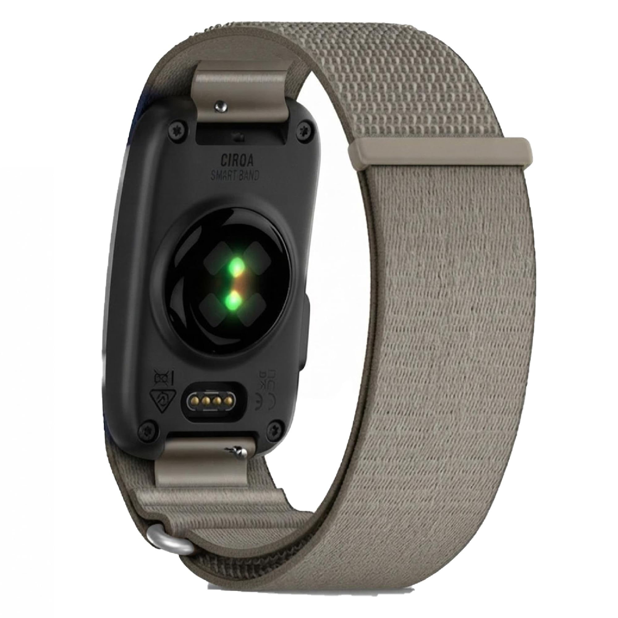 VeveXiao Nylon Bands Compatible With Garmin CIRQA Smart Band，Soft Mist Grey