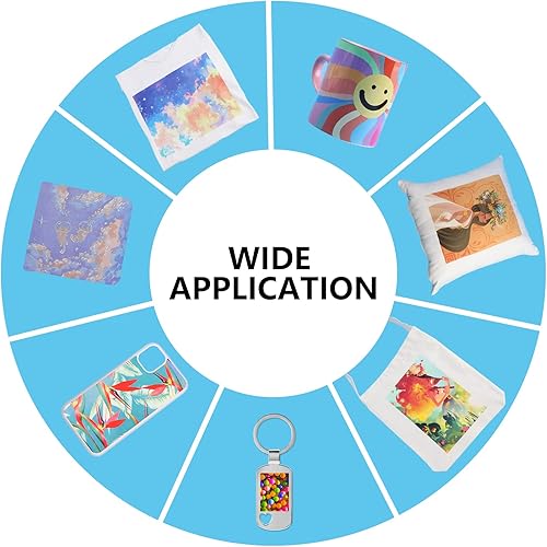 Miniatura 6 de HTVRONT Papel de sublimación de 11 x 17 pulgadas, 150 hojas de excelente liberación de tinta de transferencia de sublimación para vasos, tazas,