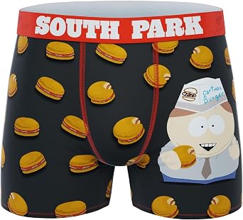 CRAZYBOXER Mens Underwear South Park Stretch Durable Boxer Brief Freedom of movement