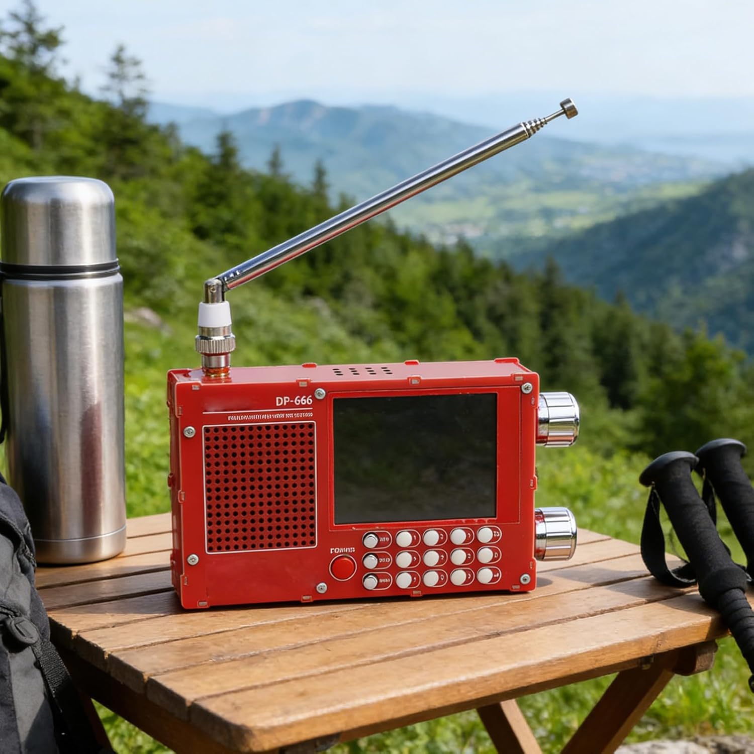 Advanced Car Tuner Radio | SP32 Chip, 5000mAh Battery, RDS Display, Dual Amplifier for FM SW LW Bands
