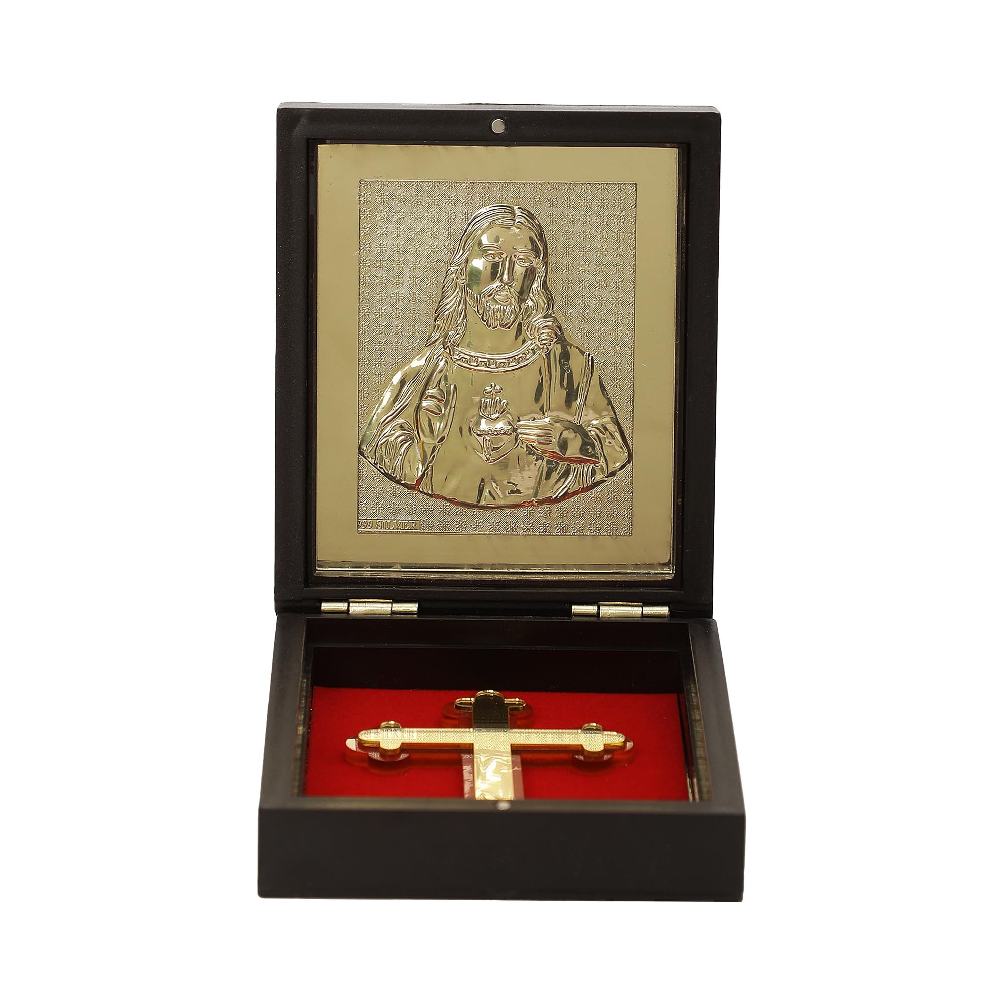 Gold Plated Jesus Idol - Religious Gift Set -4