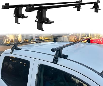 54" Roof Rack Cross Bars,Car Top Roof Rack Cargo Bars with Anti-Theft Lock Adjustable,Luggage Cargo Carrier,165 lbs Load Capacity,fit Cars Without Side Rail