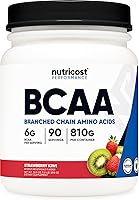 Vista 14 de Nutricost Polvo BCAA (Mango Naranja, 60 Porciones) - Relación Óptima 2:1:1, Sin Gluten, Sin OMG, Vegetariano