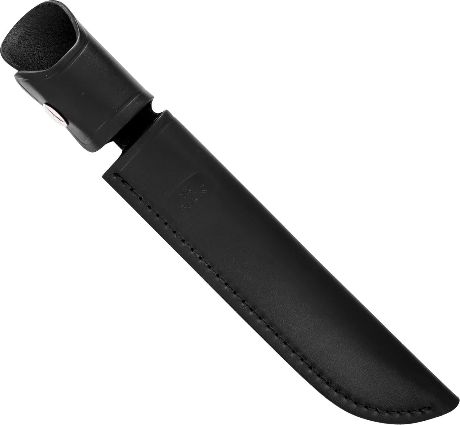 Buck Knives 0120BKS GENERAL Fixed Blade Knife with Genuine Leather Sheath,Black/Silver : Buck Knives