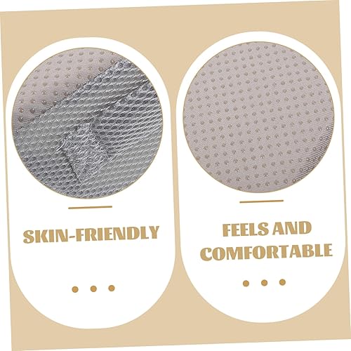 Miniatura 4 de Holibanna Almohada media redonda para piernas, almohada para dormir en el estómago, almohada lumbar de media luna, almohada de memoria para piernas,