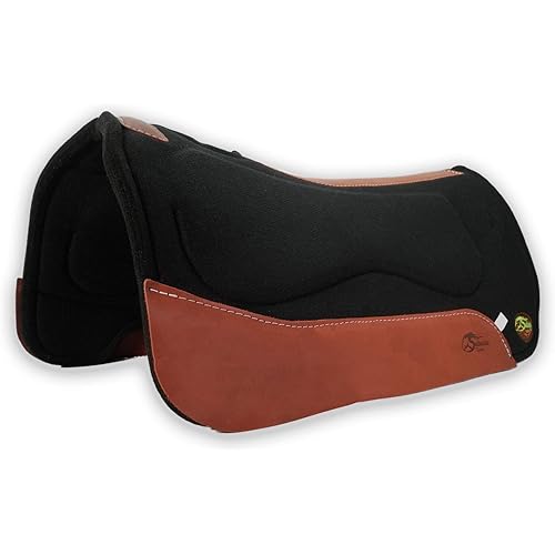 Southwestern Equine OrthoRide All Purpose Trail Riding Black Saddle Pad