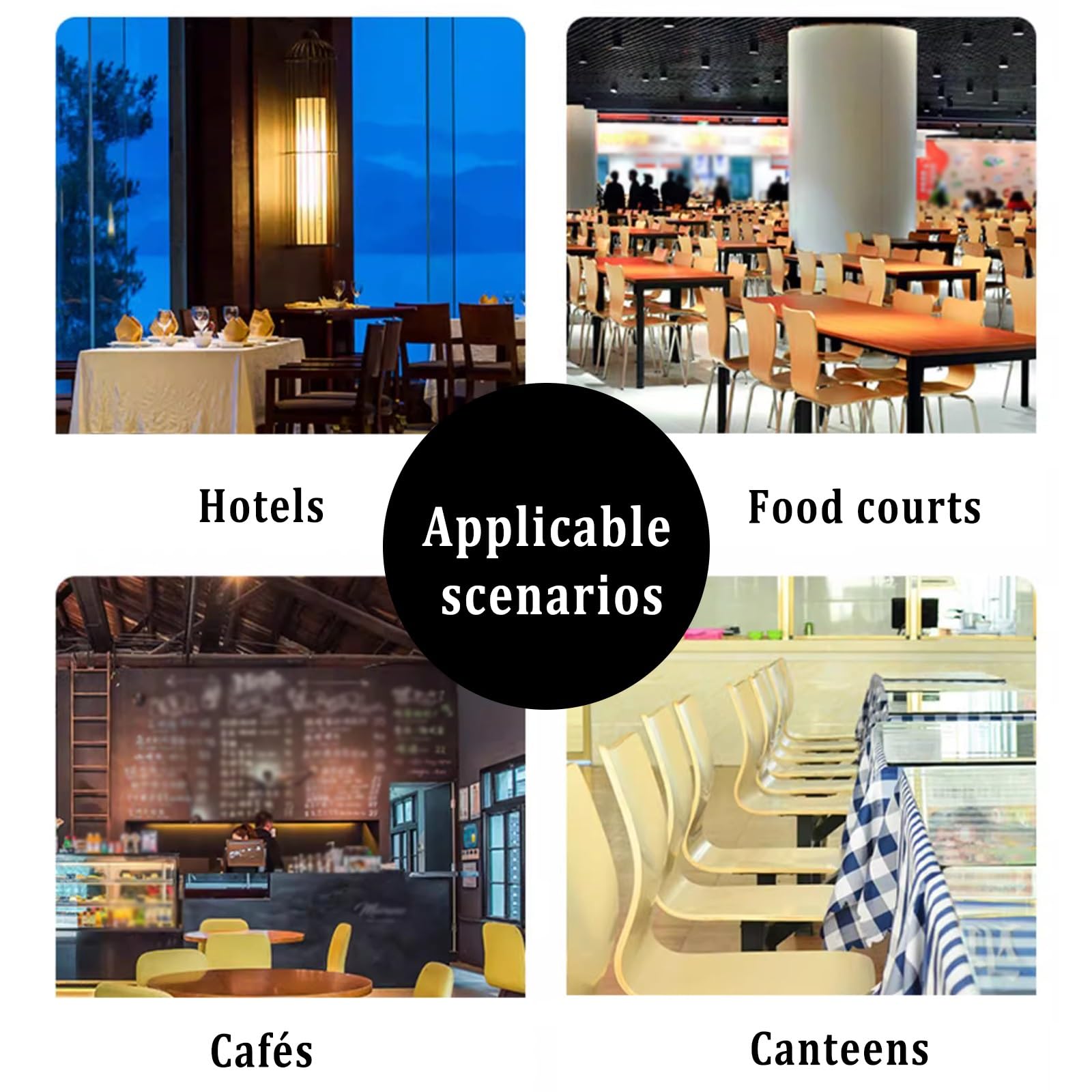 Números de mesa de acero inoxidable para restaurantes, tarjetas de tienda de campaña duraderas para cafeterías y bares, ideal para eventos y reuniones
