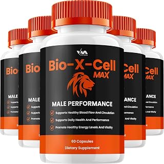 (5 Pack) Bio X Cell Advanced Formula Pills, BioXCell Support Supplement, Bio-X-Cell Overall Wellness, Maximum Strength (300 Capsules)
