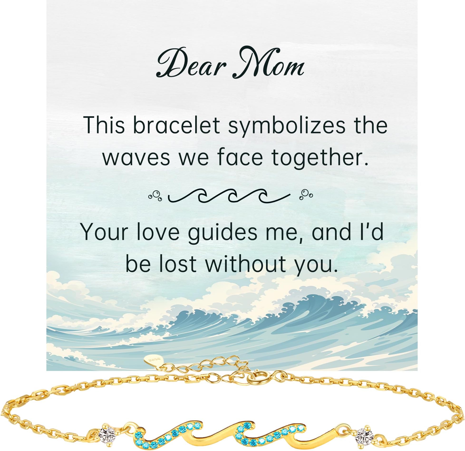 Glimmecho Mom Bracelets for Women - Christmas Gifts for Mom, Mom Gifts for Christmas, Presents for Mom, Mom Gifts from Daughters, Mother Christmas Gifts from Son, Birthday Gifts for Mom, Mothers Day