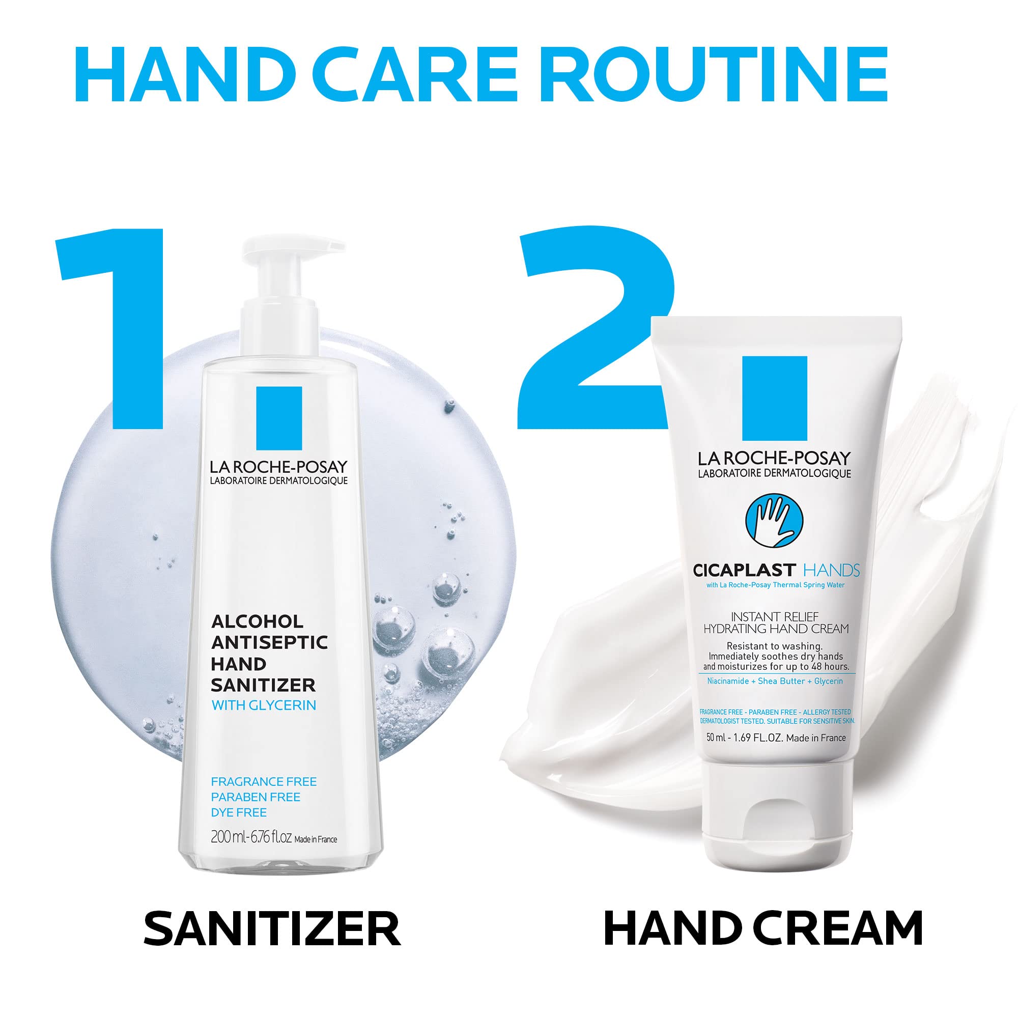 La RochePosay Cicaplast Hand Cream, Instant Relief Moisturizing Hand