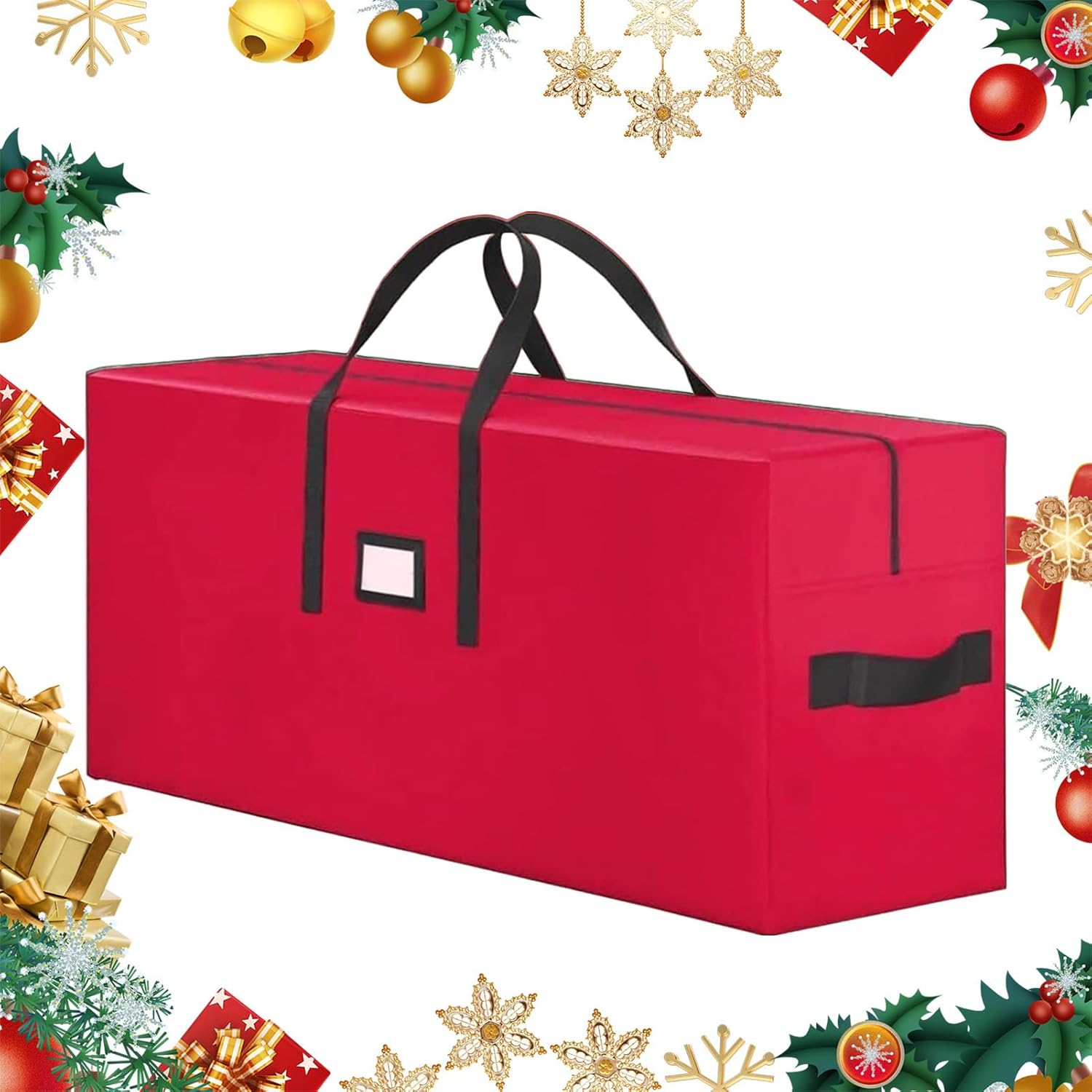 Christmas Tree Storage Box - Waterproof Holiday Decorations Container,Christmas Holiday Tree Bag | for Garland Travel Outdoor College Kitchen Bedroom Living Room Garage Moving Packing