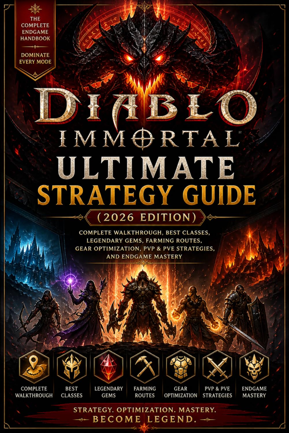 Diablo Immortal Ultimate Strategy Guide (2026 Edition): Complete Walkthrough, Best Classes, Legendary Gems, Farming Routes, Gear Optimization, PvP & PvE Strategies, and Endgame Mastery