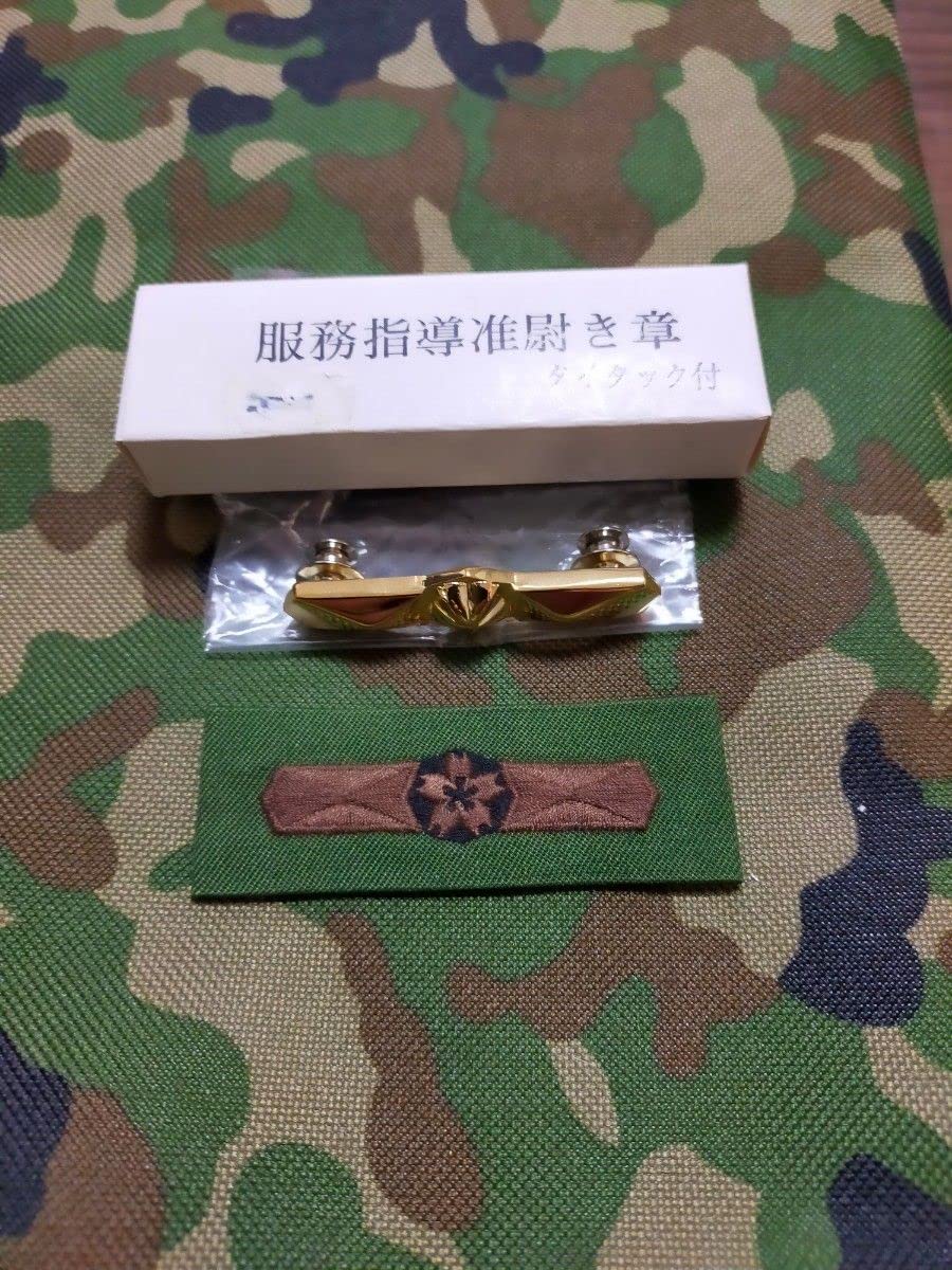 Amazon.co.jp: 陸上自衛隊 隊付准尉徽章 ビンテージ プレミア : おもちゃ