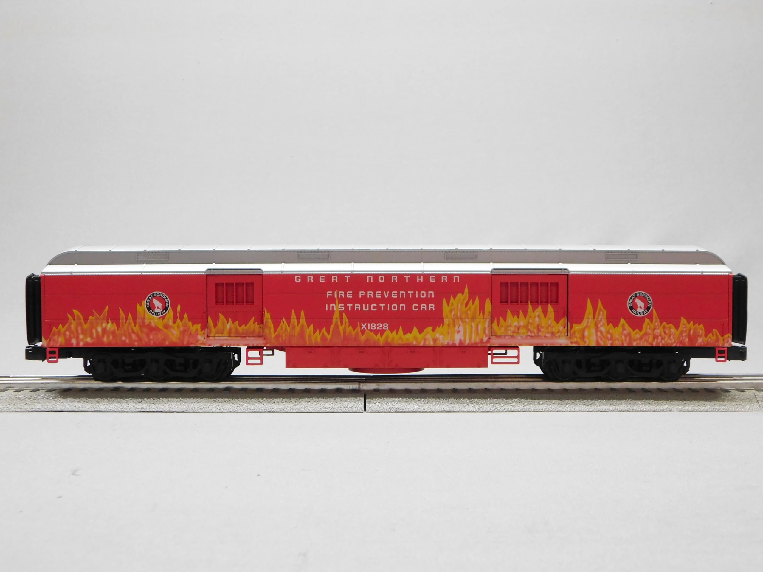 Lionel Great Northern FIRE Prevention CAR O Gauge #X1828 GN 2427260