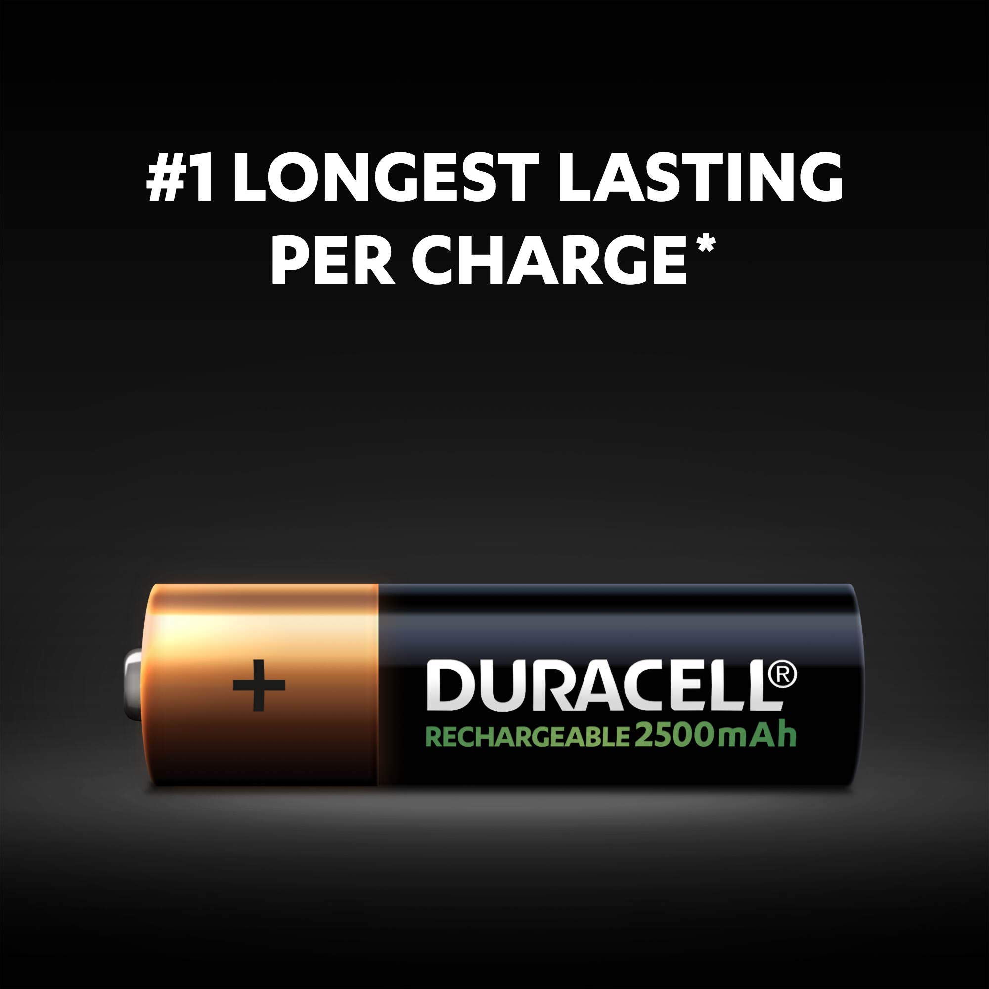 Duracell Rechargeable AAA 900 mAh Micro Akku Batterien HR03, 8er Pack [Amazon exklusiv] & Rechargeable AA 2500 mAh Mignon Akku Batterien HR6, 4er Pack