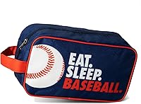 Vista 1 de ChalkTalkSPORTS Bolsa de accesorios de béisbol Kit de bolsa de viaje Dopp Eat Sleep Baseball