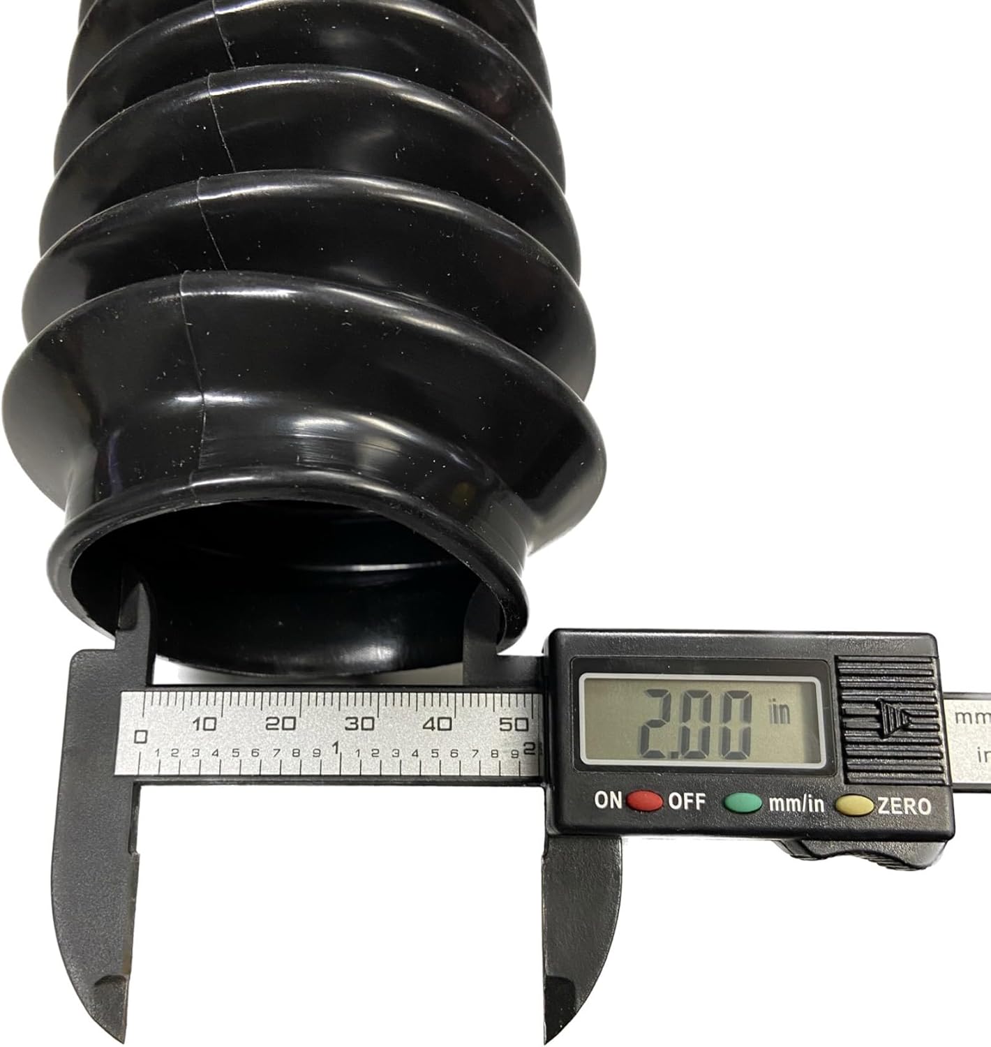 Rocky Road Universal 2" x 9" Shock Absorber Dust Boots Covers (Set of 4) (Black)