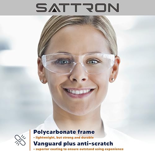 Miniatura 2 de Gafas de seguridad transparentes a granel de 24, ANSI Z87.1, protección ocular para mujeres y hombres, resistentes a arañazos e impactos, ideales