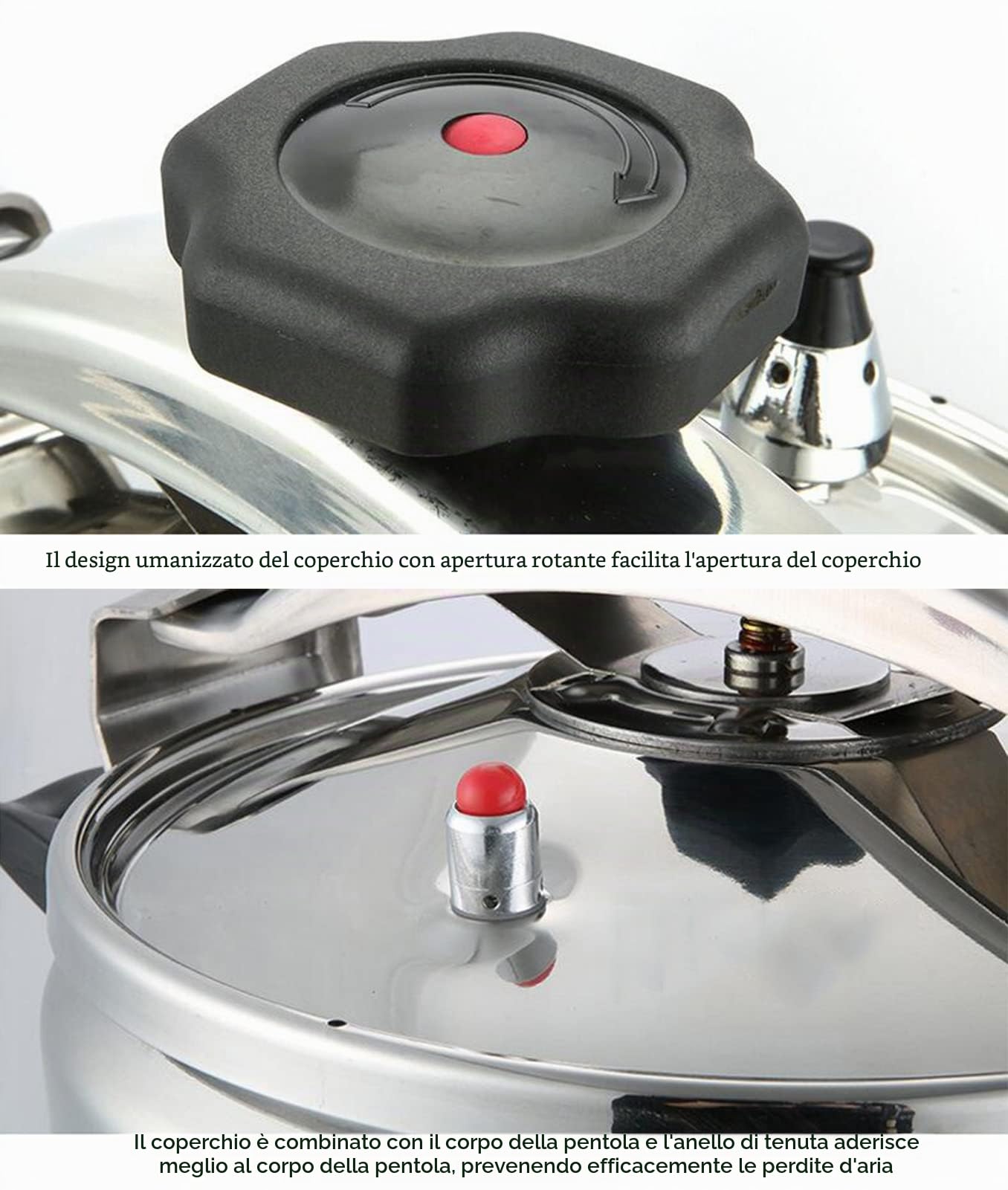 30LCucina dell'hotel commerciale molto grande pentola a pressione mensa in acciaio inox multi antideflagrante grande cottura a vapore in lattine a pressione Multiplo,applicabile:gas/induzione/fiamma