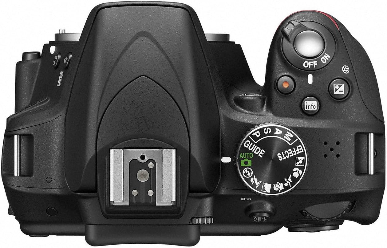 Nikon DSLR Camera D3300 Body Black D3300BK [International Version, No Warranty]