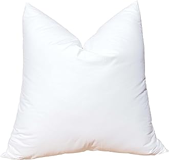 PillowflexSynthetic Down Pillow Inserts For Shams Aka Faux/Alternative 55cm x 55cm (22 Inch By 22 Inch)