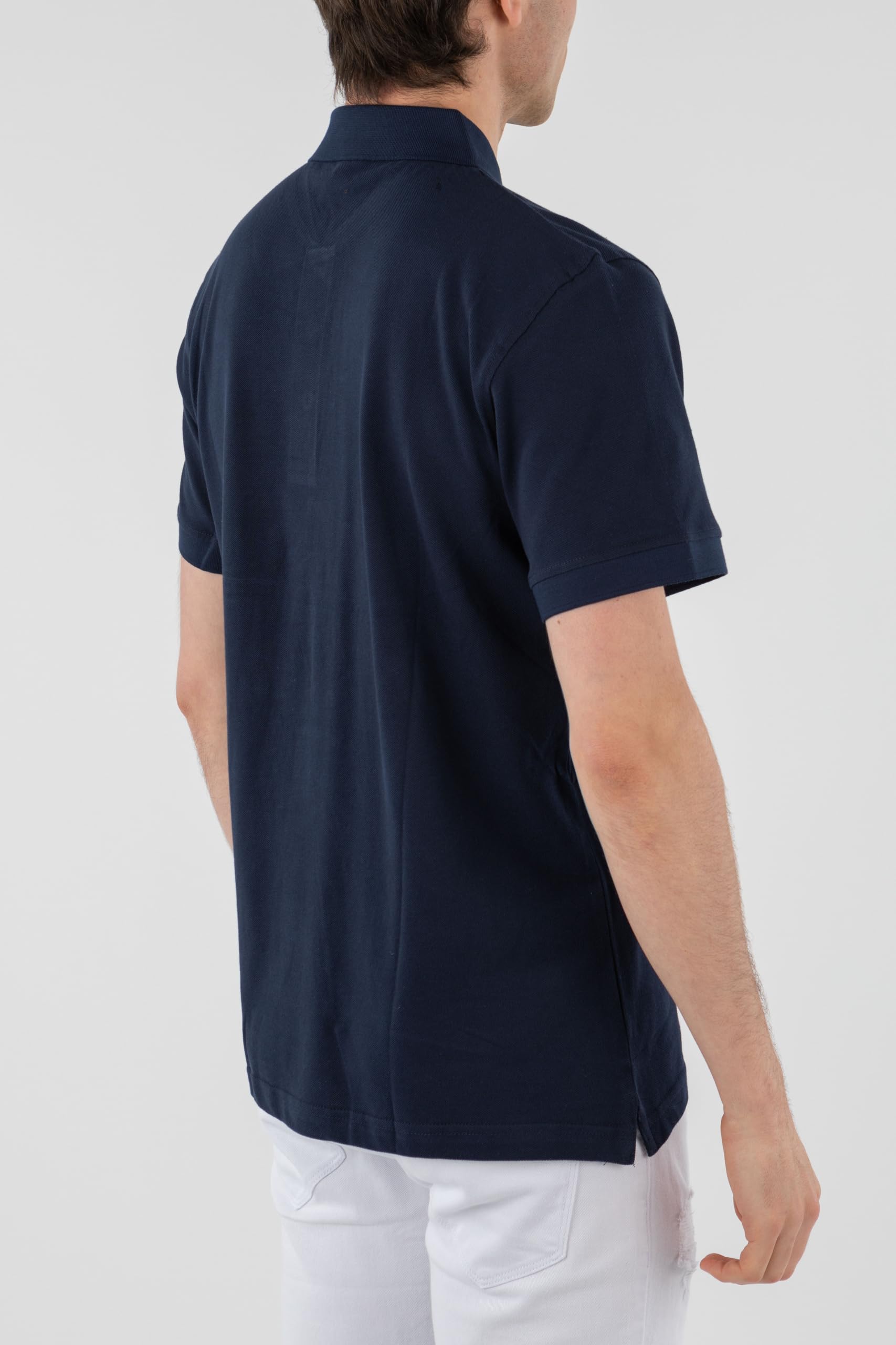 TONY BACKER Polo Uomo Manica Corta 100% Cotone Tinta Unita 8300 - 5