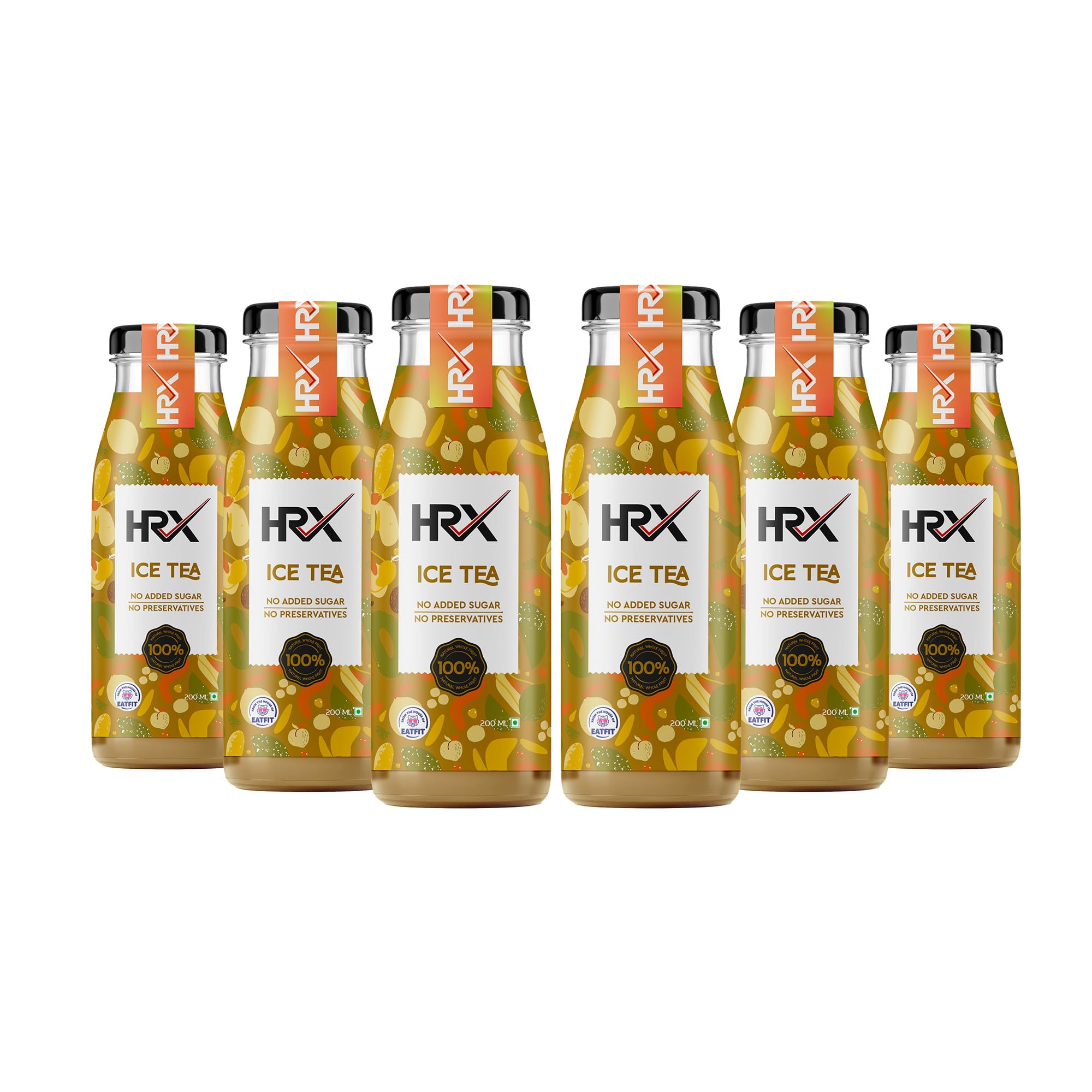 HRX Lemon Iced Tea | Ready to Drink Ice Tea | No Preservatives | 200 ml (Pack of 6) (B0D73QNX56) Amazon Price History, Amazon Price Tracker