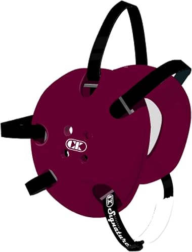 Vista 95 de Cliff Keen Signature Protector para la cabeza, para lucha libre Vegas Oro / Blanco