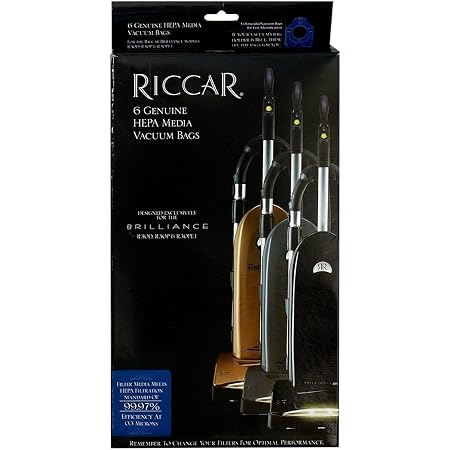 RICCAR BRILLANCE HEPA MEDIA BAGS 