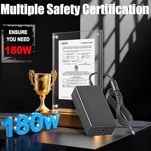 Miniatura 6 de Cargador para portátil de 180 W compatible con Dell Inspiron One 2350 2320 Precision 15 17 7560 7510 7520 7530 7550 3530 7710 7730 5530 M4600 M4700