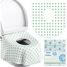YIHATA 20 St ck Einweg Toilettenauflage Toilette Auflage Toiletten Sitzbezug f r Kinder und Erwachsene Universal T pfchentraining Toilette T pfchentraining Liners Reisezubeh r einzeln verpackt Gr n