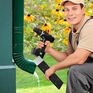 Rain Gutter Noise Dampener 2 Pieces Outdoor Rain Sound Dampener
