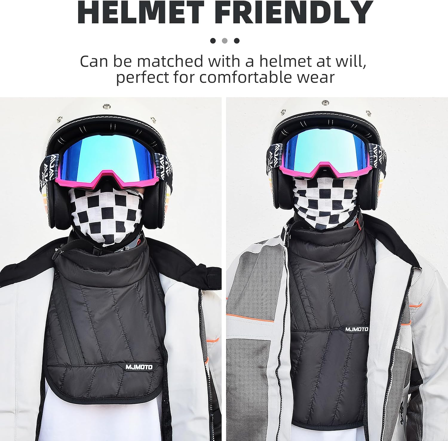 Waterproof Neck Warmer Motorcycle Winter Thermal Neck Scarf Face Mask Windproof Cycling Balaclava for Men and Women