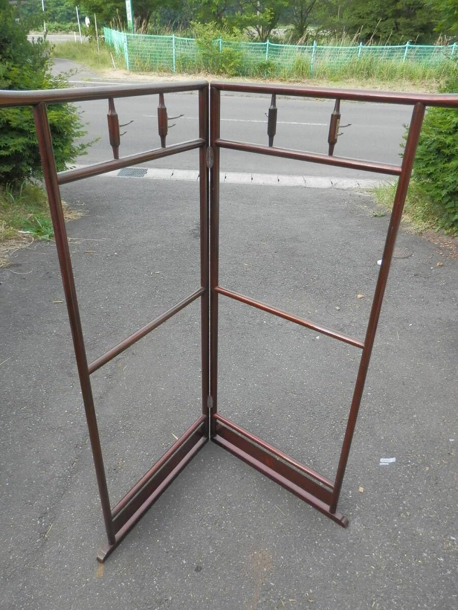 Amazon.co.jp: 木製衣紋掛け昭和レトロ折鶴古道具ハンガーラック和家具  