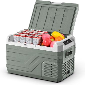 Alpicool Car Refrigerator 12 Volt Refrigerator 28 Quart Portable Freezer 12V Car Fridge Portable Fridge Freezer 12/24V DC 110240 Volt AC for Truck RV Camper SUV Electric Cooler for Camping -4F-68F