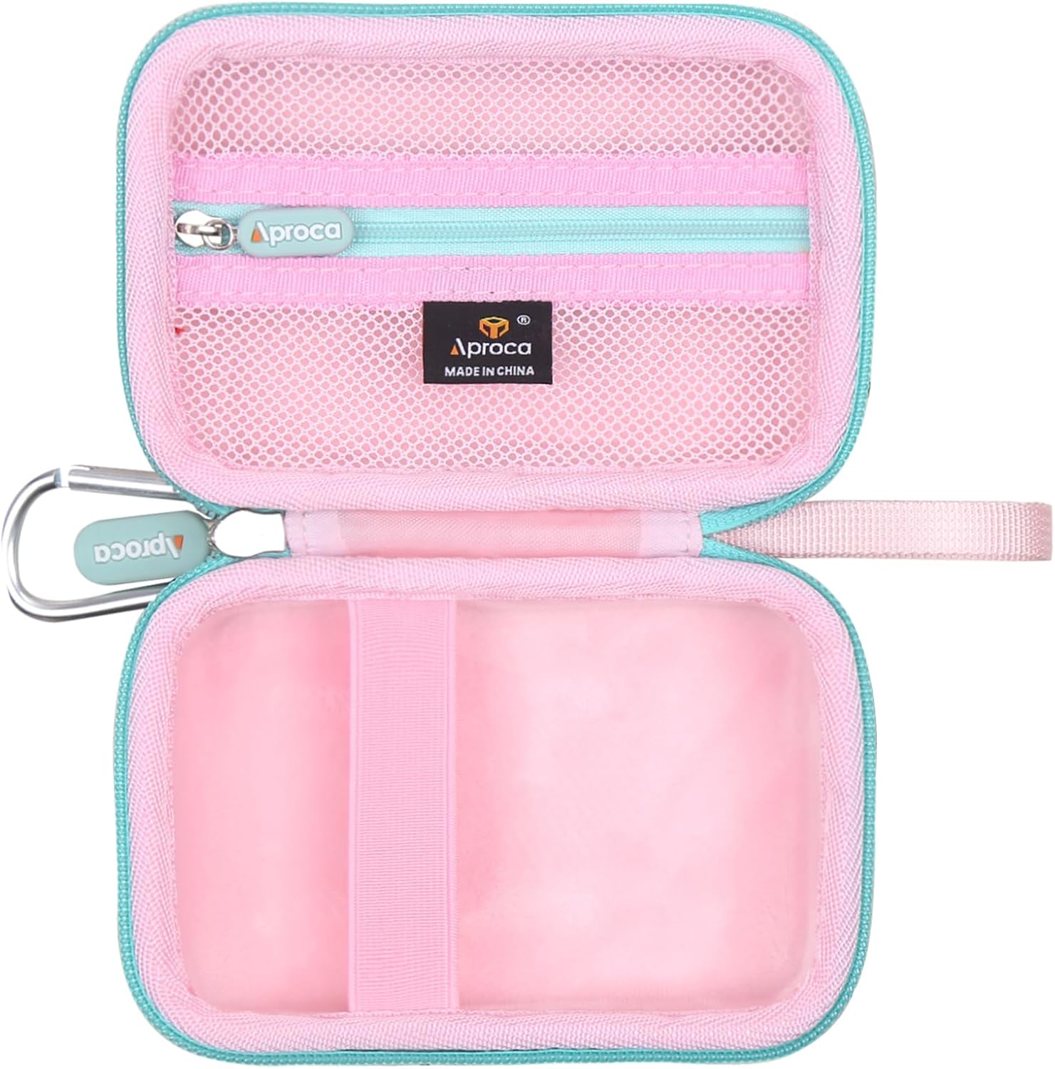 Aproca Case Compatible with JBL Go 4 / Go 3 Ultra-Portable Waterproof Dustproof Bluetooth Speaker, Portable Storage Bag for Accessories -Pink (Case Only) - Image 8