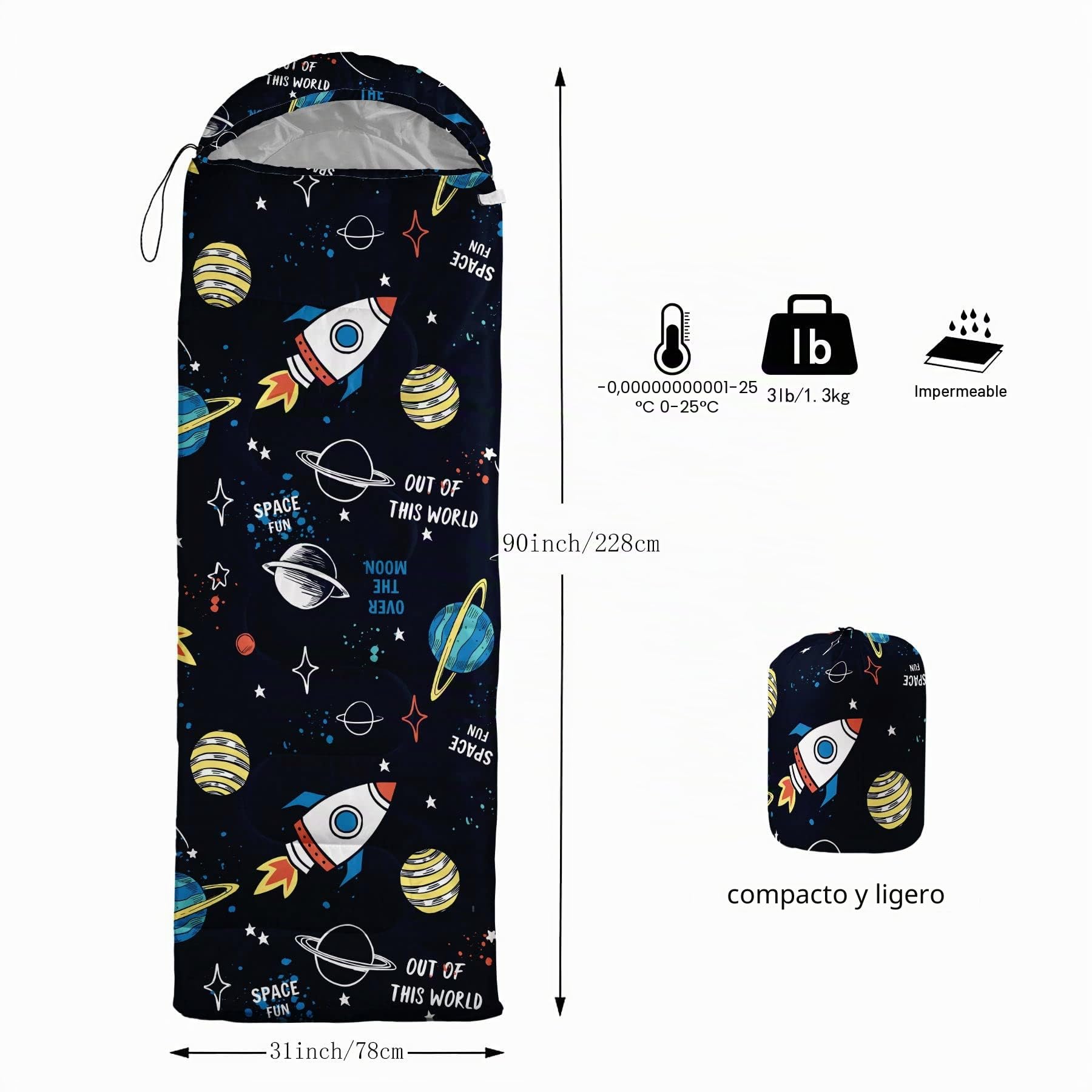 HOSIMA Sacos de dormir, saco de dormir en forma de momia para clima frío para adultos, niñas, niños, impermeable, para hombres para acampada cálida, senderismo, actividades al aire libre, viajes, caza