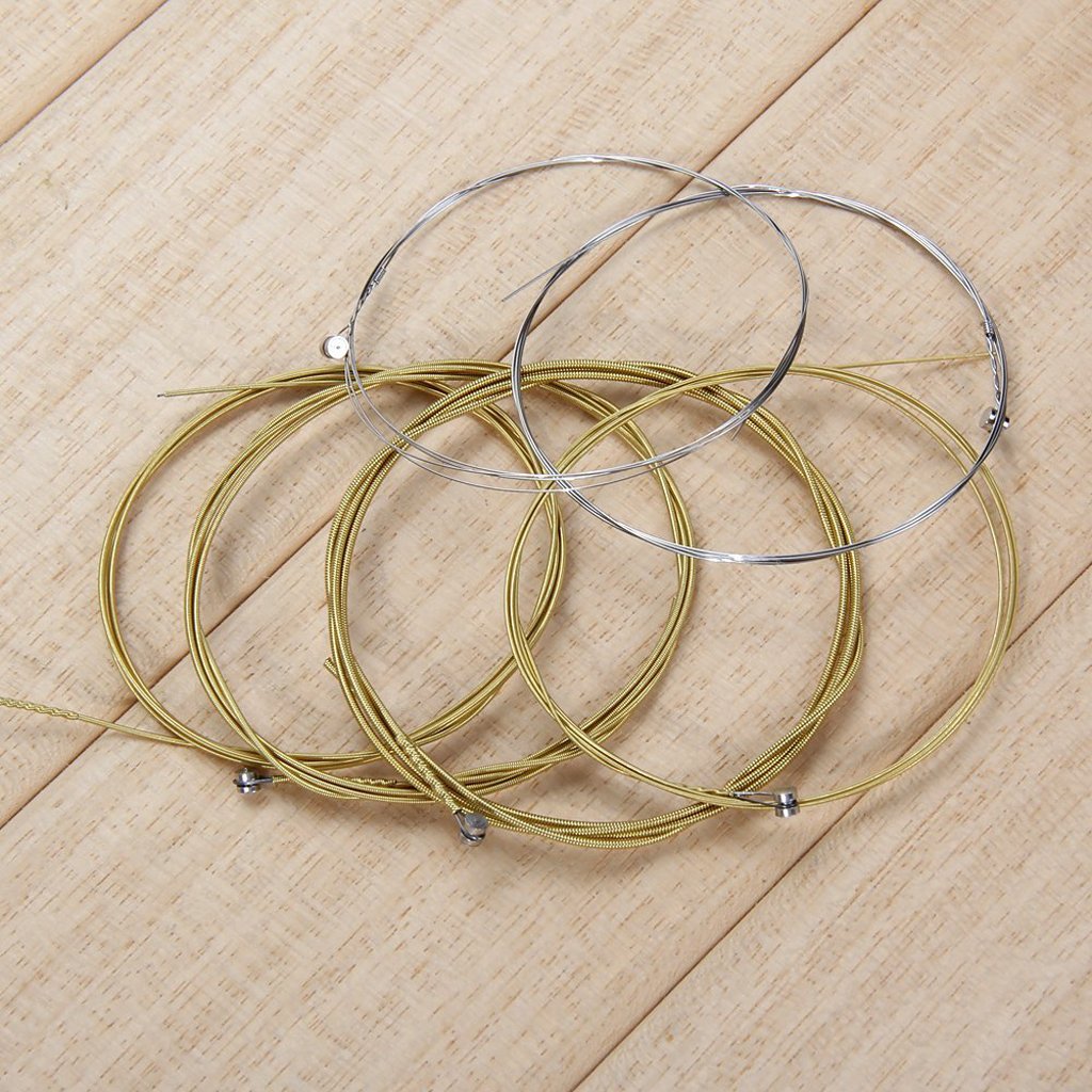Set di 10 corde di ricambio per chitarra acustica, 6 pezzi, 86 cm, 011-052