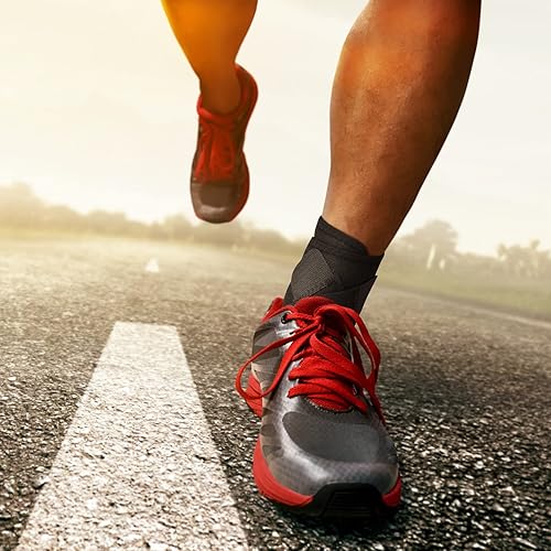 Miniatura 8 de Tobillera de neopreno transpirable, manga ajustable de compresión para el tobillo, correa de tobillo para protección deportiva, recuperación de