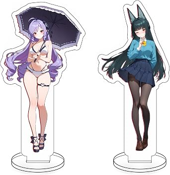 ZENZERO ZENLESS ZONE Character Goods, Acrylic Stand, 2 Pieces, Ya, Vivian, Popular Character, Zenless Zone Zero, ZZZERO Height 3.9 inches 10 cm, Anime Style, Moe Goods
