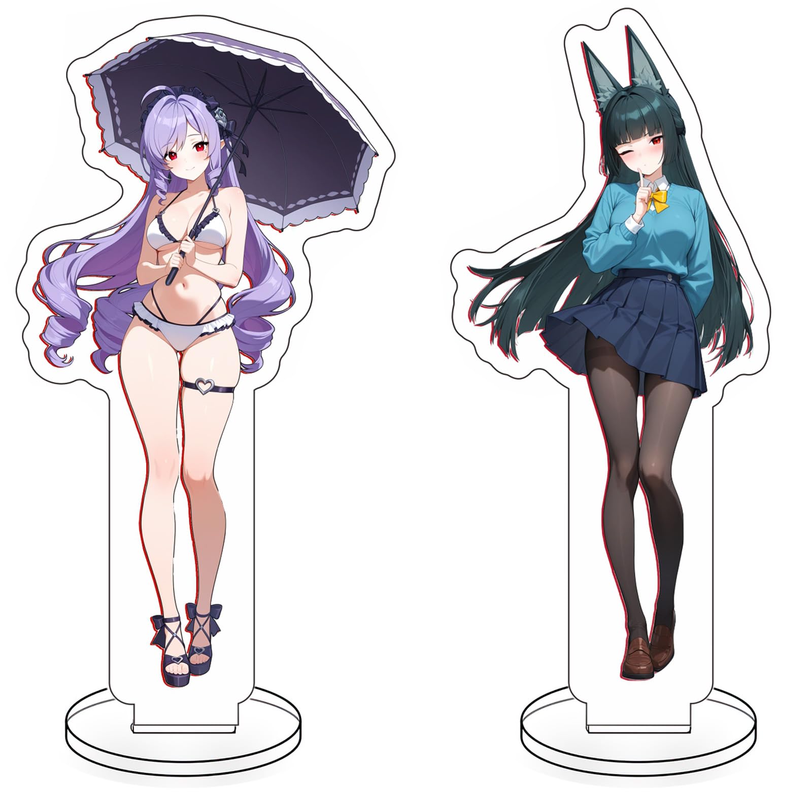 ゼンゼロ ゼンレスゾーン キャラクターグッズ アクリルスタンド2点 雅 ビビアン 人気キャラ ゼンレスゾーンゼロ ZZZERO 高さ10cm アニメ調 萌えグッズ