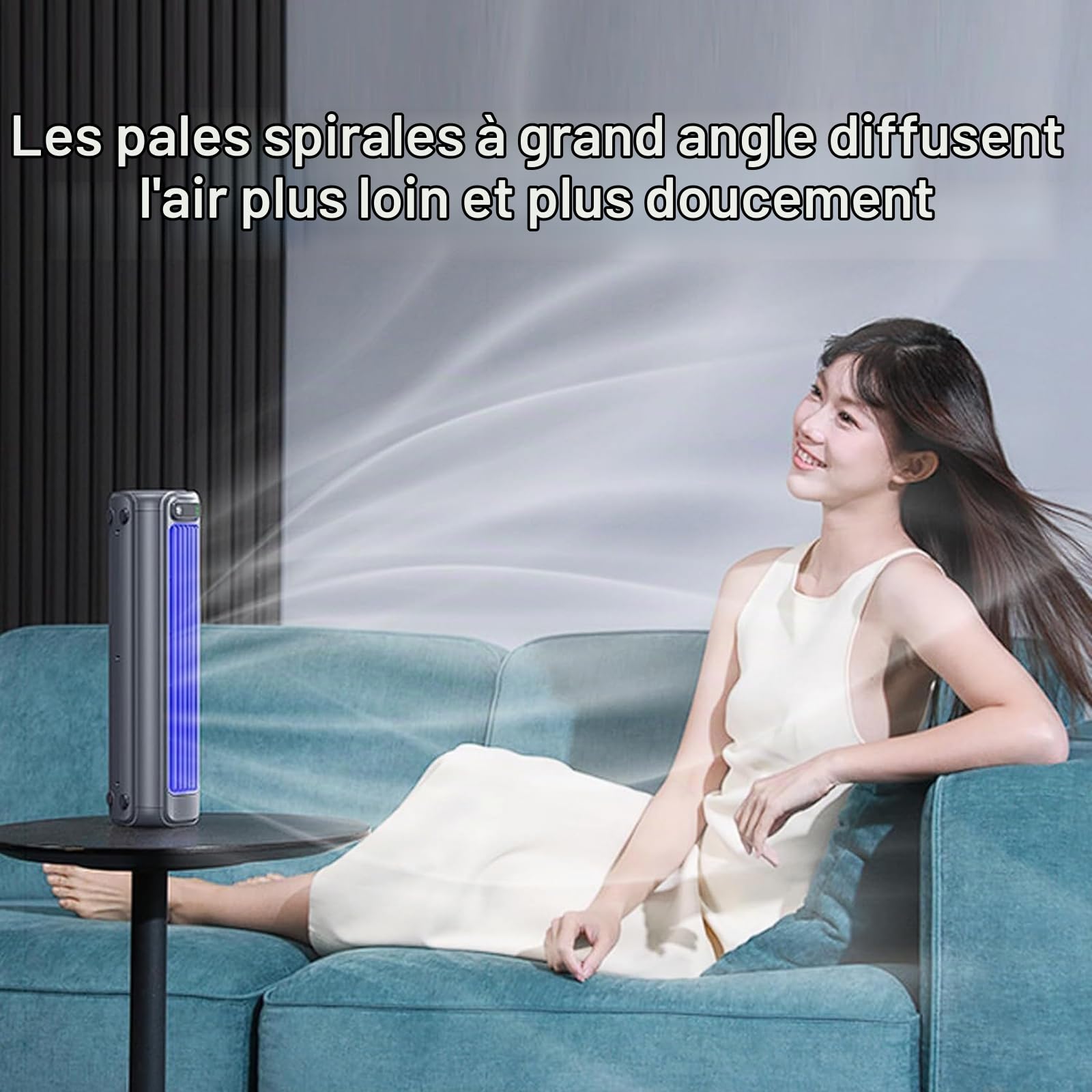 Mini Climatiseur Mobile,Mini Climatiseur Portable,Refroidisseur D'Air,Portable Air Conditioner Portable,Air Cooler avec Pour Chambre/Bureau/Cuisine/Salle De Bains Refroidisseur Chargement USB