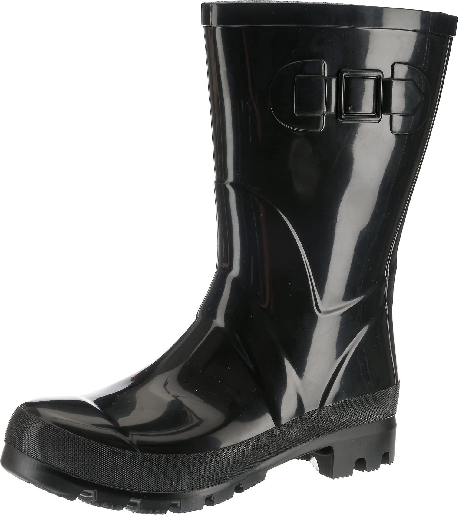 Beck Women's Fashion Rain Boot, Black, 7.5 UK