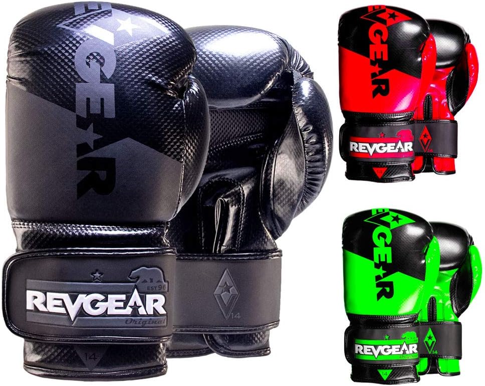 Revgear Pinnacle Boxing Glove | Entry Level | Comfortable & Stylish | Animal Free | Excellent Value
