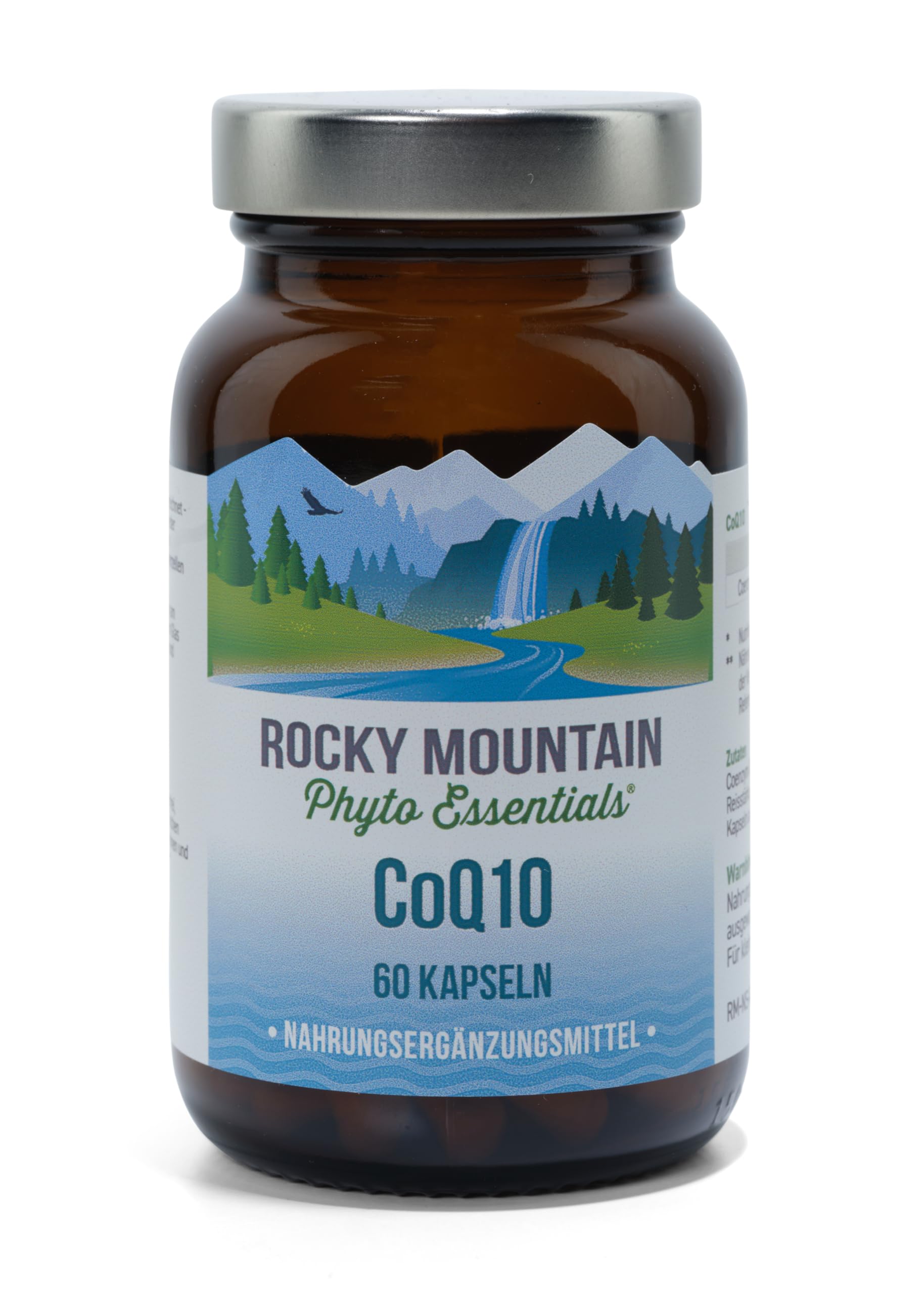 CoQ10 | 60 Kapseln | Vegane Nahrungsergänzung | Spezielle Vitalstoffe | Rocky Mountain Phyto Essentials | Ur Essenz