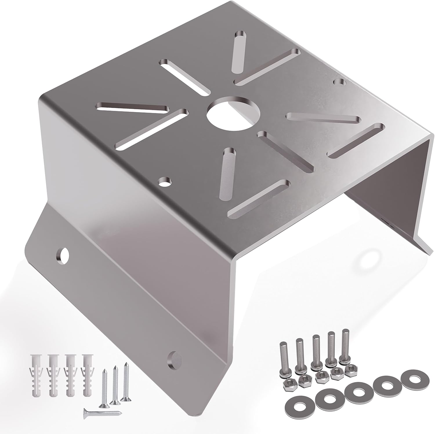 Common Nook Mount for Safety Digital camera Stainless Metal Mounting Nook Bracket Offers Greater Subject of Imaginative and prescient for Cameras Wall Mount Nook Matches for CCTV Digital camera, LED Wall, Stage Lights, Photo voltaic Panel