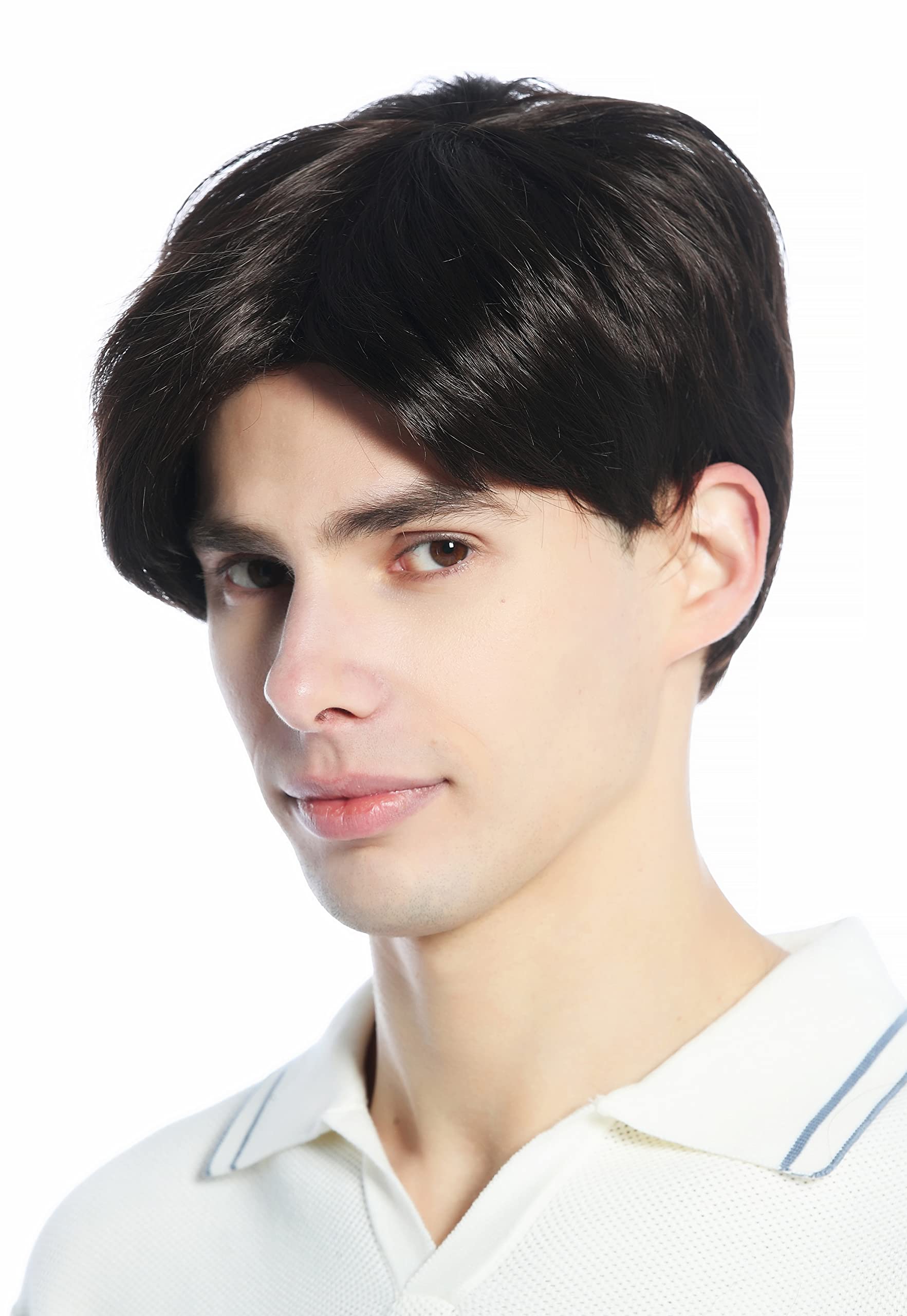 WIG ME UP - M230-6 Wig Man's Men short straight parting parted brown, brown (6) - Image 2