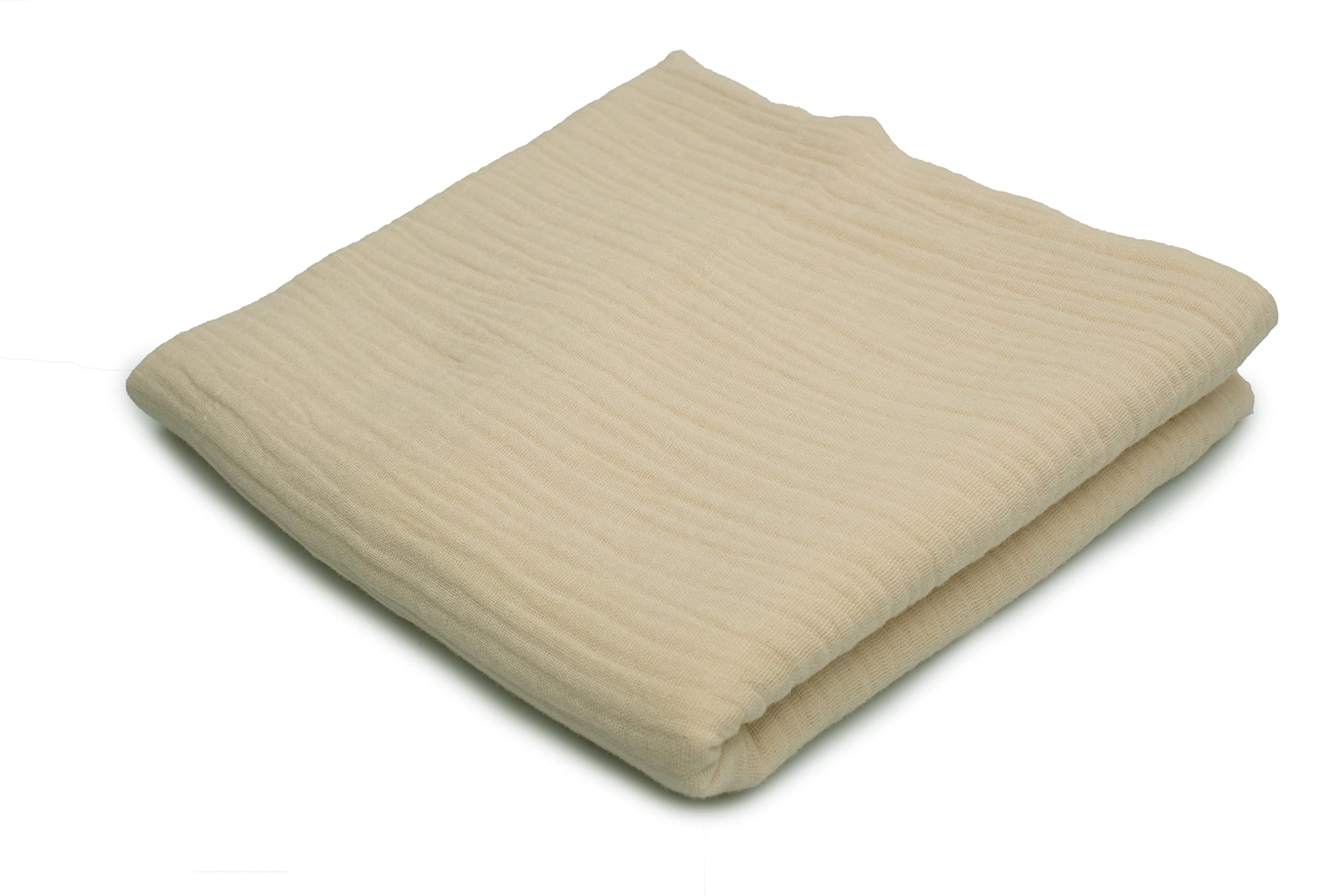 Cotton Muslin Double Gauze 50 x 130 cm (Light Beige) — image 1