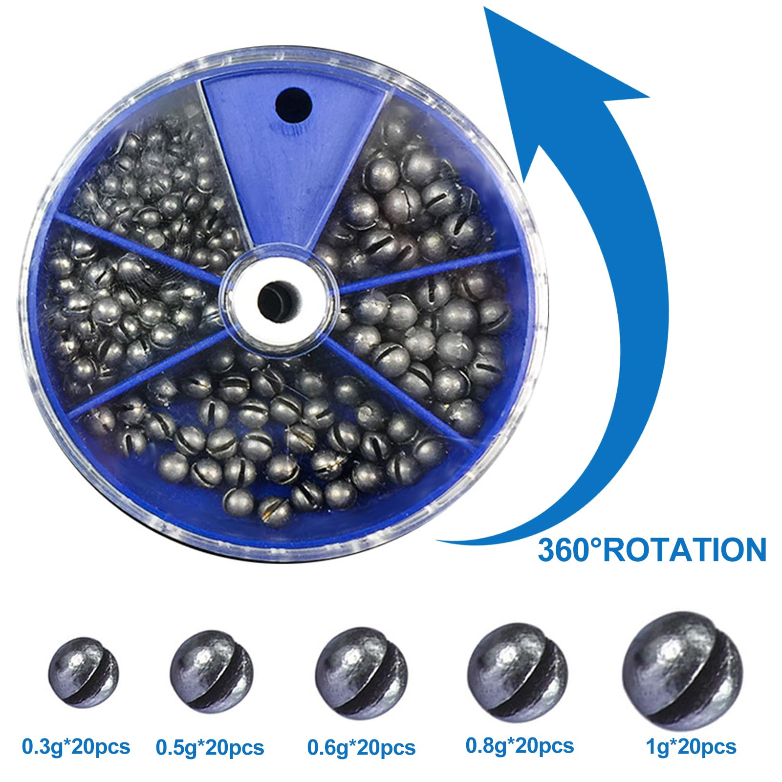 Cerioll Angelposen Set - 10 Schwimmer + 100 Bleischrot Für Forelle & Co